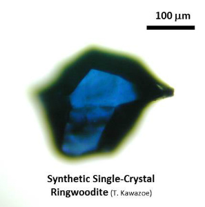 Fe-bearing ringwoodite synthesized in a Kawai-type multianvil apparatus